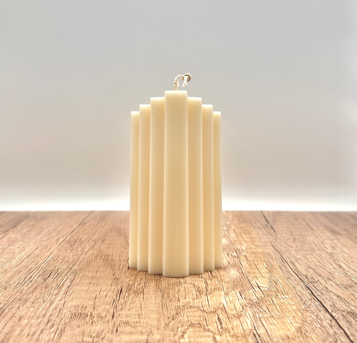 Geometric Pillar Candle