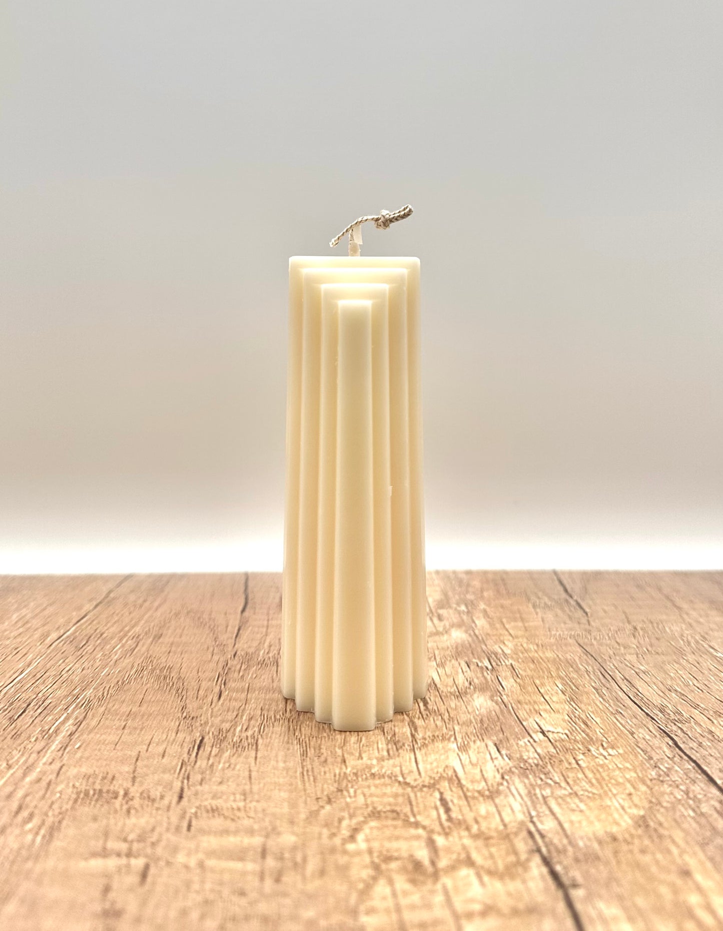 Geometric Pillar Candle